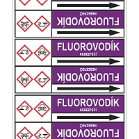 Značení potrubí, fluorovodík